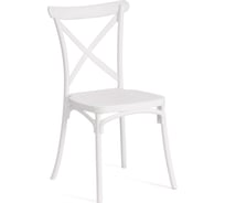 Стул Tetchair Cross mod. pl24, пластик, 48x58x89 см, white (белый) 20052