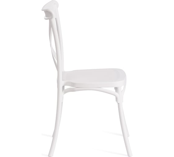 Стул Tetchair Cross mod. pl24, пластик, 48x58x89 см, white (белый) 20052