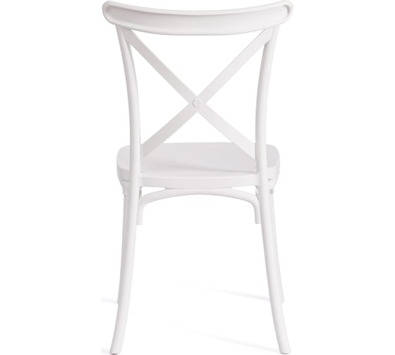 Стул Tetchair Cross mod. pl24, пластик, 48x58x89 см, white (белый) 20052