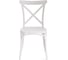 Стул Tetchair Cross mod. pl24, пластик, 48x58x89 см, white (белый) 20052 6
