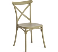 Стул Tetchair Cross mod. pl24, пластик, 48x58x89 см, green (зеленый) 20051