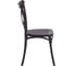 Стул Tetchair cross mod. pl24, пластик, 48x58x89 см, black (черный), 1 шт. 05 20049 3