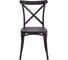 Стул Tetchair cross mod. pl24, пластик, 48x58x89 см, black (черный), 1 шт. 05 20049 6