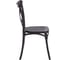 Стул Tetchair cross mod. pl24, пластик, 48x58x89 см, black (черный), 1 шт. 05 20049 8