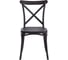 Стул Tetchair cross mod. pl24, пластик, 48x58x89 см, black (черный), 1 шт. 05 20049 11