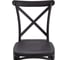 Стул Tetchair cross mod. pl24, пластик, 48x58x89 см, black (черный), 1 шт. 05 20049 12