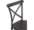 Стул Tetchair cross mod. pl24, пластик, 48x58x89 см, black (черный), 1 шт. 05 20049 14