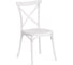Стул Tetchair cross mod. pl24, пластик, 48x58x89 см, white (белый), 2 шт. 19695 3