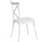 Стул Tetchair cross mod. pl24, пластик, 48x58x89 см, white (белый), 2 шт. 19695 5