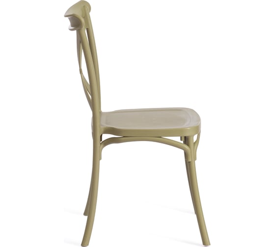 Стул Tetchair cross mod. pl24, пластик, 48x58x89 см, green (зеленый), 2 шт. 19696