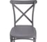 Стул Tetchair cross mod. pl24, пластик, 48x58x89 см, dark-grey (темно-cерый), 2 шт 19694 8