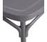 Стул Tetchair cross mod. pl24, пластик, 48x58x89 см, dark-grey (темно-cерый), 2 шт 19694 9