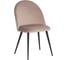 Стул Tetchair monro mod. 5144, металл/вельвет, 51x56x84 см, серо-бежевый (hlr-9)/черный, 1 шт. 20077 1