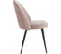 Стул Tetchair monro mod. 5144, металл/вельвет, 51x56x84 см, серо-бежевый (hlr-9)/черный, 1 шт. 20077 3