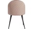 Стул Tetchair monro mod. 5144, металл/вельвет, 51x56x84 см, серо-бежевый (hlr-9)/черный, 1 шт. 20077 5