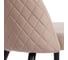 Стул Tetchair monro mod. 5144, металл/вельвет, 51x56x84 см, серо-бежевый (hlr-9)/черный, 1 шт. 20077 8