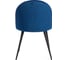Стул Tetchair monro mod. 5144, металл/вельвет, 51x56x84 см, синий (hlr 64)/черный, 2 шт. 19340 7