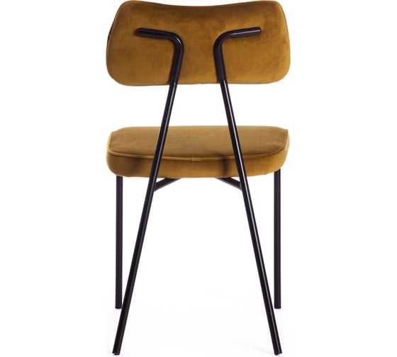 Стул Tetchair silvia mod. 0139124, металл/вельвет, 46.5x59x82.5 см, олива s108 (tan 208)/черный, 1 шт. 19756
