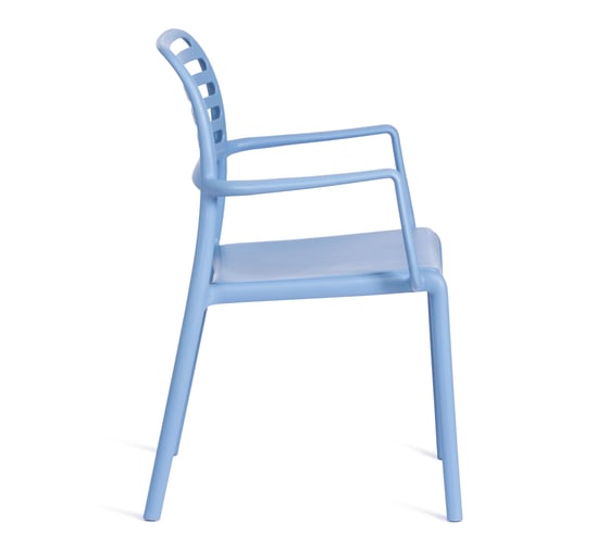 Стул Tetchair valutto mod. 54, пластик, 58x57x86 см, pale blue (бледно-голубой), 1 шт. 33780 20124