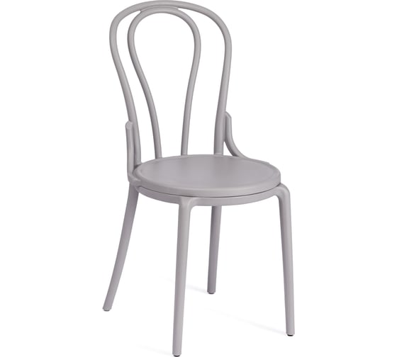 Стул Tetchair thonet mod. pl62, пластик, 42x52x89 см, grey (cерый) 09, 1 шт. 20085 1