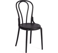Стул Tetchair thonet mod. pl62, пластик, 42x52x89 см, black (черный) 05, 1 шт. 20084