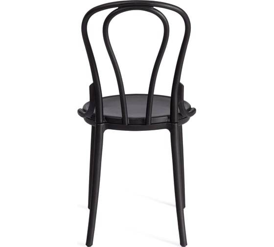 Стул Tetchair thonet mod. pl62, пластик, 42x52x89 см, black (черный) 05, 1 шт. 20084