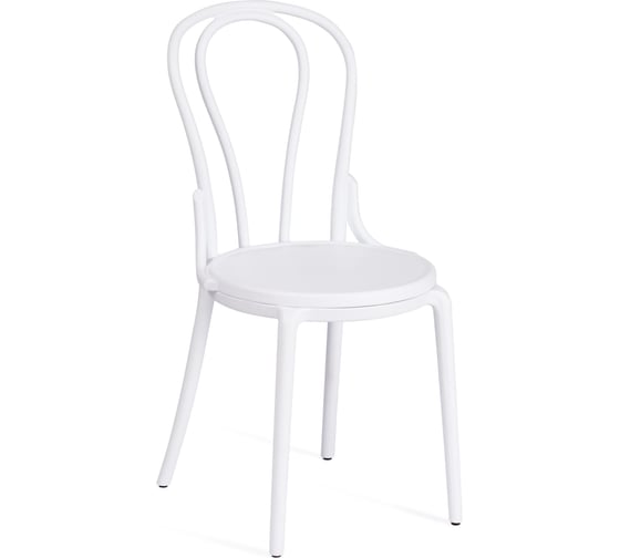 Стул Tetchair thonet mod. pl62, пластик, 42x52x89 см, white (белый) 01, 4 шт. 19703