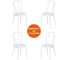 Стул Tetchair thonet mod. pl62, пластик, 42x52x89 см, white (белый) 01, 4 шт. 19703 1