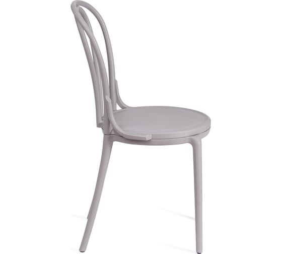 Стул Tetchair thonet mod. pl62, пластик, 42x52x89 см, grey (cерый) 09, 4 шт. 19704