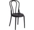 Стул Tetchair thonet mod. pl62, пластик, 42x52x89 см, black (черный) 05, 4 шт. 19701 3