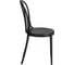 Стул Tetchair thonet mod. pl62, пластик, 42x52x89 см, black (черный) 05, 4 шт. 19701 4
