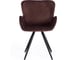 Кресло Tetchair boeing mod. 9120, металл/вельвет, 42x58x84.5x47 см, коричневый (hlr19)/черный, 1 шт. 19040 5