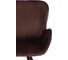 Кресло Tetchair boeing mod. 9120, металл/вельвет, 42x58x84.5x47 см, коричневый (hlr19)/черный, 1 шт. 19040 6
