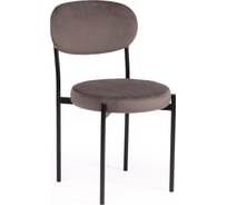 Стул Tetchair revo mod. 7033, ткань/металл, 47x54x82 см, высота сиденья 47 см, темно-серый barkhat 14/черный, 1 шт. 19784