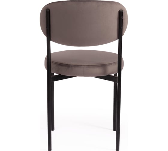 Стул Tetchair revo mod. 7033, ткань/металл, 47x54x82 см, высота сиденья 47 см, темно-серый barkhat 14/черный, 1 шт. 19784