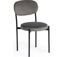 Стул Tetchair revo mod. 7033, ткань/металл, 47x54x82 см, высота сиденья 47 см, серый barkhat 26/черный, 1 шт. 19783