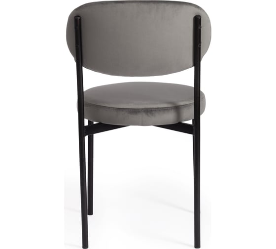 Стул Tetchair revo mod. 7033, ткань/металл, 47x54x82 см, высота сиденья 47 см, серый barkhat 26/черный, 1 шт. 19783