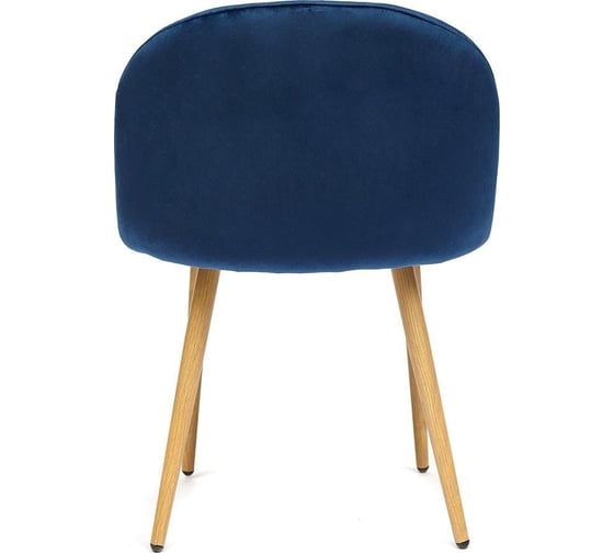 Стул Tetchair melody mod. 4997, металл/вельвет, 52x49x78 см, темно-синий/натуральное дерево, 1 шт. 19720