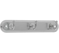 Вешалка ТУНДРА KV103CP 3-х местная, хром 3487963