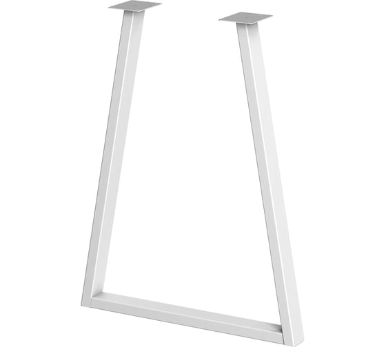 Подстолье DIY STORE лофт трапеция б 850 мм, белый муар DS 160850ТБ W 1