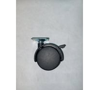 Мебельное колесо TOR поворотное TWPB 50 50 мм с площадкой и тормозом 1027272