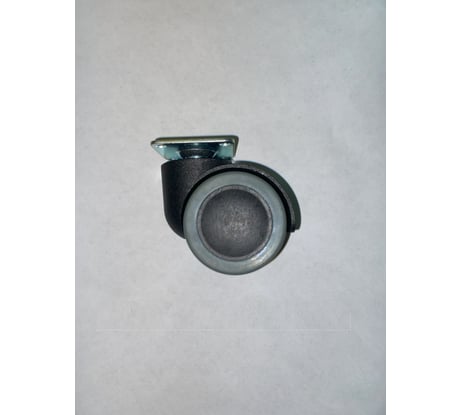 Мебельное колесо TOR PWK 50 обрезиненное черное, штыревое крепление, диаметр 50 мм М11 1027288