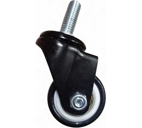 Мебельное колесо TOR SCzt 20 40 мм поворотное болт - 8, PVC, полипропиленовый обод, подшипник 1027258