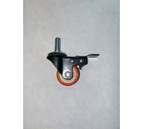 Мебельное колесо TOR SCztb 20 40 мм болт - 8, с тормозом, PVC, полипропиленовый обод, подшипник 1027260