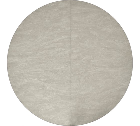 Круглый раскладной стол BRADEX rudolf 100-130x100x75 см, бетон слюда, чёрный RF 0302