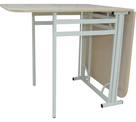 Стол-книжка Мир стульев Искра, белый/дуб молочный 101028