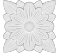 Розетка Левша 534 61x61x8 мм, ПВХ У8-1719