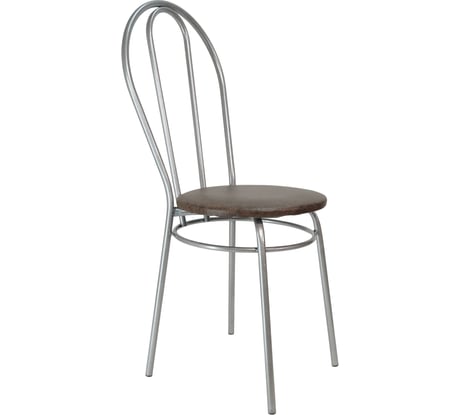 Мягкий стул для кухни со спинкой Стулья Сайт венский металлический, коричневый 451555