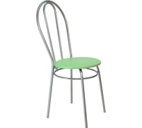 Мягкий стул для кухни со спинкой ццц.Стулья.Сайт венский металлический, зеленый 451563