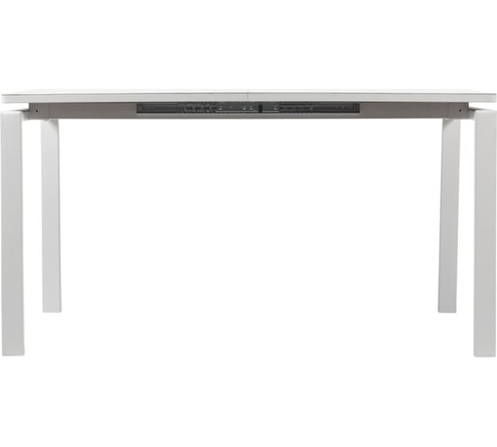Раскладной стол BRADEX areal 140-180x80x75 см, белый мрамор, с белыми ножками RF 0413
